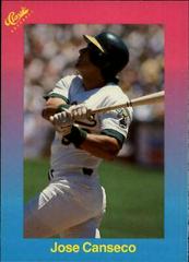 Jose Canseco Baseball Cards 1989 Classic Prices