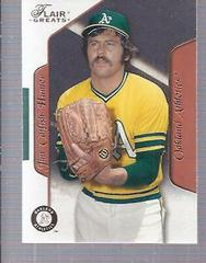 Catfish Hunter #52 Baseball Cards 2003 Flair Greats Prices