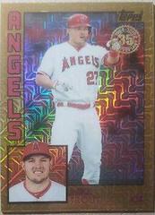 Mike Trout [Gold Refractor] Baseball Cards 2019 Topps Silver Pack 1984 Chrome Promo Prices