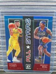 Bradley Beal, Stephen Curry [Blue] Basketball Cards 2021 Panini Donruss Optic All Stars Prices