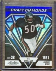 Mike Singletary [Spectrum Blue] #DD-14 Football Cards 2023 Panini Absolute Draft Diamonds Prices