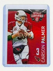 Carson Palmer [Mirror Platinum Red] #2 Football Cards 2014 Panini Totally Certified Prices