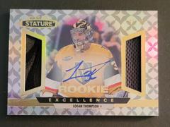 Logan Thompson [Autograph Patch] #RE-5 Hockey Cards 2021 Upper Deck Stature Rookie Excellence Prices