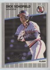Dick Schofield #488 Baseball Cards 1989 Fleer Prices