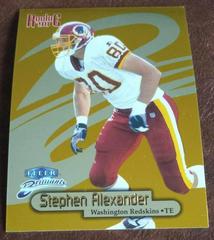 Stephen Alexander [Gold] #114G Football Cards 1998 Fleer Brilliants Prices