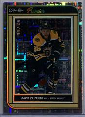 David Pastrnak [Rainbow] #P-67 Hockey Cards 2022 O Pee Chee Premier Prices