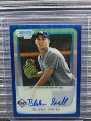 Blake Snell [Blue Refractor] #BSN Baseball Cards 2011 Bowman Chrome Draft Prospect Autographs Prices