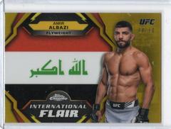Amir Albazi [Gold Refractor] #IFL-1 Ufc Cards 2024 Topps Chrome UFC International Flair Prices