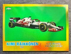 Kimi Raikkonen [Gold] #T61-KR Racing Cards 2021 Topps Chrome Formula 1 1961 Sports Cars Prices