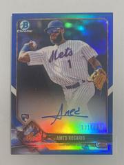 Amed Rosario [Batting Blue Refractor] Baseball Cards 2018 Bowman Chrome Prices