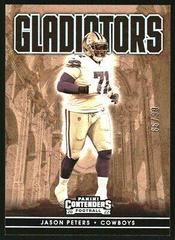 Jason Peters [Silver] #GLD-JPE Football Cards 2022 Panini Contenders Gladiators Prices