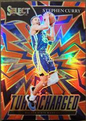Stephen Curry [Red Prizm] #3 Basketball Cards 2021 Panini Select Turbo Charged Prices