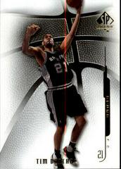 Tim Duncan #82 Basketball Cards 2008 SP Authentic Prices