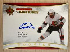 Egor Sokolov #USR-ES Hockey Cards 2021 Ultimate Collection Signatures Rookies Prices