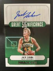 Jack Sikma Basketball Cards 2022 Panini Hoops Great SIGnificance Autographs Prices