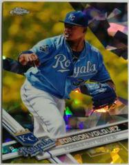 Edinson Volquez [Gold] #111 Baseball Cards 2017 Topps Chrome Sapphire Prices