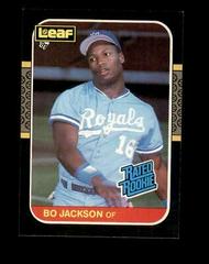 Bo Jackson Baseball Cards 1987 Leaf Prices