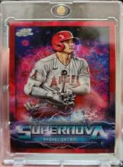 Shohei Ohtani [Red Flare] #SN-10 Baseball Cards 2022 Topps Cosmic Chrome Supernova Prices