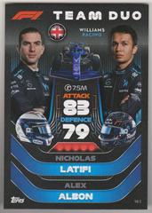 Nicholas Latifi, Alex Albon #163 Racing Cards 2022 Topps Turbo Attax Formula 1 Prices