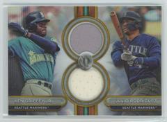 Julio Rodriguez / Ken Griffey Jr. [Gold Dual Player] #DR2-GR Baseball Cards 2024 Topps Tribute Dual Relic Prices