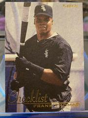 Frank Thomas [Checklist] #U250 Baseball Cards 1996 Fleer Update Prices