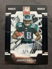 Jeremy Maclin [Turn of the Century Autograph] Football Cards 2009 Panini Donruss Elite Prices