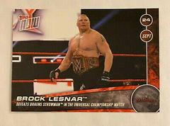 Brock Lesnar Wrestling Cards 2017 Topps Now WWE Prices