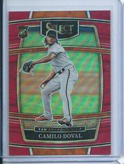 Camilo Doval [Red Prizm] Baseball Cards 2022 Panini Select Prices