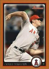 Jered Weaver [Orange] #47 Baseball Cards 2010 Bowman Prices