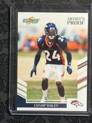 Champ Bailey [Artist's Proof] #254 Football Cards 2007 Panini Score Prices