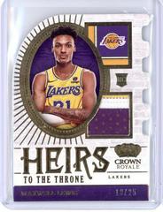 Maxwell Lewis #22 Basketball Cards 2023 Panini Crown Royale Heir to the Throne Prices