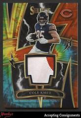 Cole Kmet [Tie Dye] #SS-CKM Football Cards 2021 Panini Select Swatches Prices
