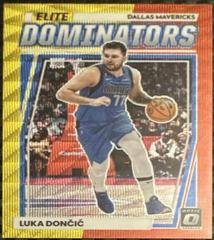 Luka Doncic [Red Gold Wave] #4 Basketball Cards 2022 Panini Donruss Optic Elite Dominators Prices