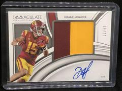 Drake London #PP18 Football Cards 2022 Panini Immaculate Collegiate Premium Rookie Patch Autographs Prices