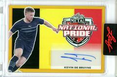 Kevin De Bruyne [Prismatic Gold] #NP-KDB Soccer Cards 2022 Leaf Metal National Pride Autographs Prices