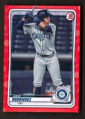 Julio Rodriguez [Red] Baseball Cards 2020 Bowman Draft Prices
