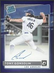 Tony Gonsolin [Purple] #RRS-TO Baseball Cards 2020 Panini Donruss Optic Rated Rookies Signatures Prices