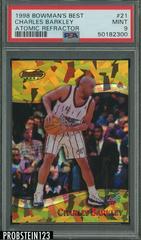 Charles Barkley [Atomic Refractor] Basketball Cards 1998 Bowman's Best Prices