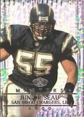 Junior Seau [HoloSilver] #163 Football Cards 2000 Collector's Edge Masters Prices