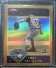 Curt Schilling [Refractor] #3 Baseball Cards 2003 Topps Chrome Prices