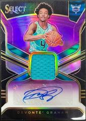 Devonte' Graham [Purple] Basketball Cards 2018 Panini Select Rookie Jersey Autographs Prices
