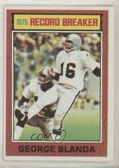 George Blanda Football Cards 1976 Topps Prices