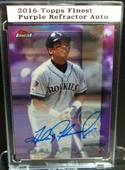 Andres Galarraga [Purple Refractor] #FA-AG Baseball Cards 2016 Topps Finest Autographs Prices