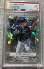 Ryan Braun [Cracked Ice] #45 Baseball Cards 2012 Panini Prizm Prices