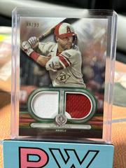 Mike Trout [Green Single Player] Baseball Cards 2024 Topps Tribute Dual Relic Prices