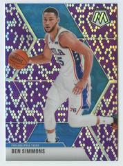Ben Simmons [Snakeskin Purple] Basketball Cards 2019 Panini Mosaic Prices