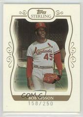 Bob Gibson #61 Baseball Cards 2008 Topps Sterling Prices