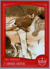 Shohei Ohtani [Sepia Red Frame] #73 Baseball Cards 2018 Panini Diamond Kings Prices