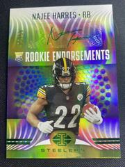 Najee Harris [Green] Football Cards 2021 Panini Illusions Rookie Endorsements Autographs Prices