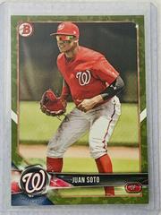 Juan Soto [Camo] Baseball Cards 2018 Bowman Paper Prospects Prices